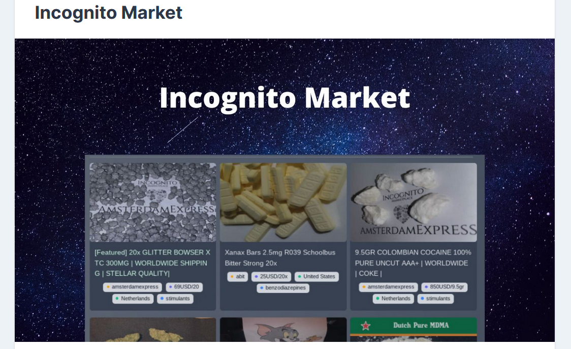 INCOGNITO MARKET